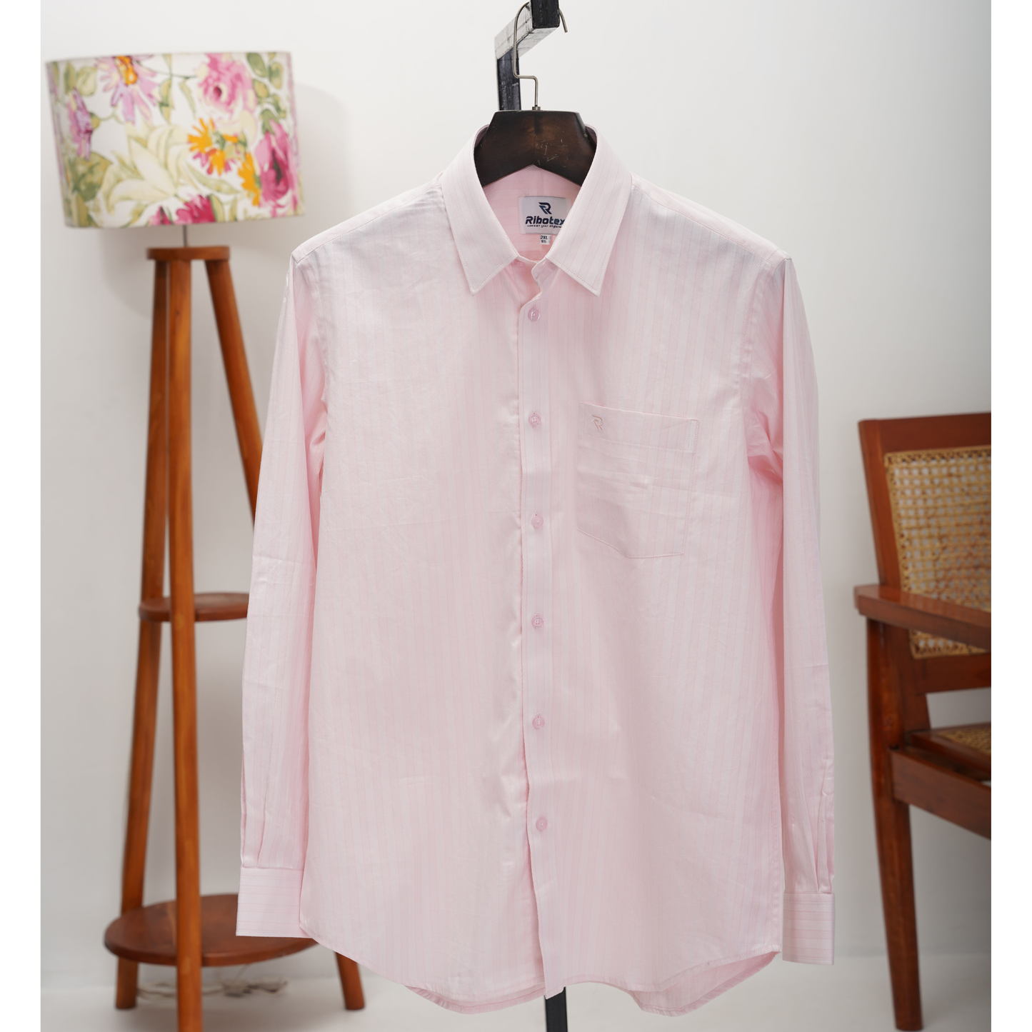 Shirt - Pink Textured