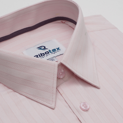 Shirt -  Pink Textured