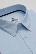Classic Light Blue Micro Pinpoint Oxford Executive Regular Fit - (RB236)