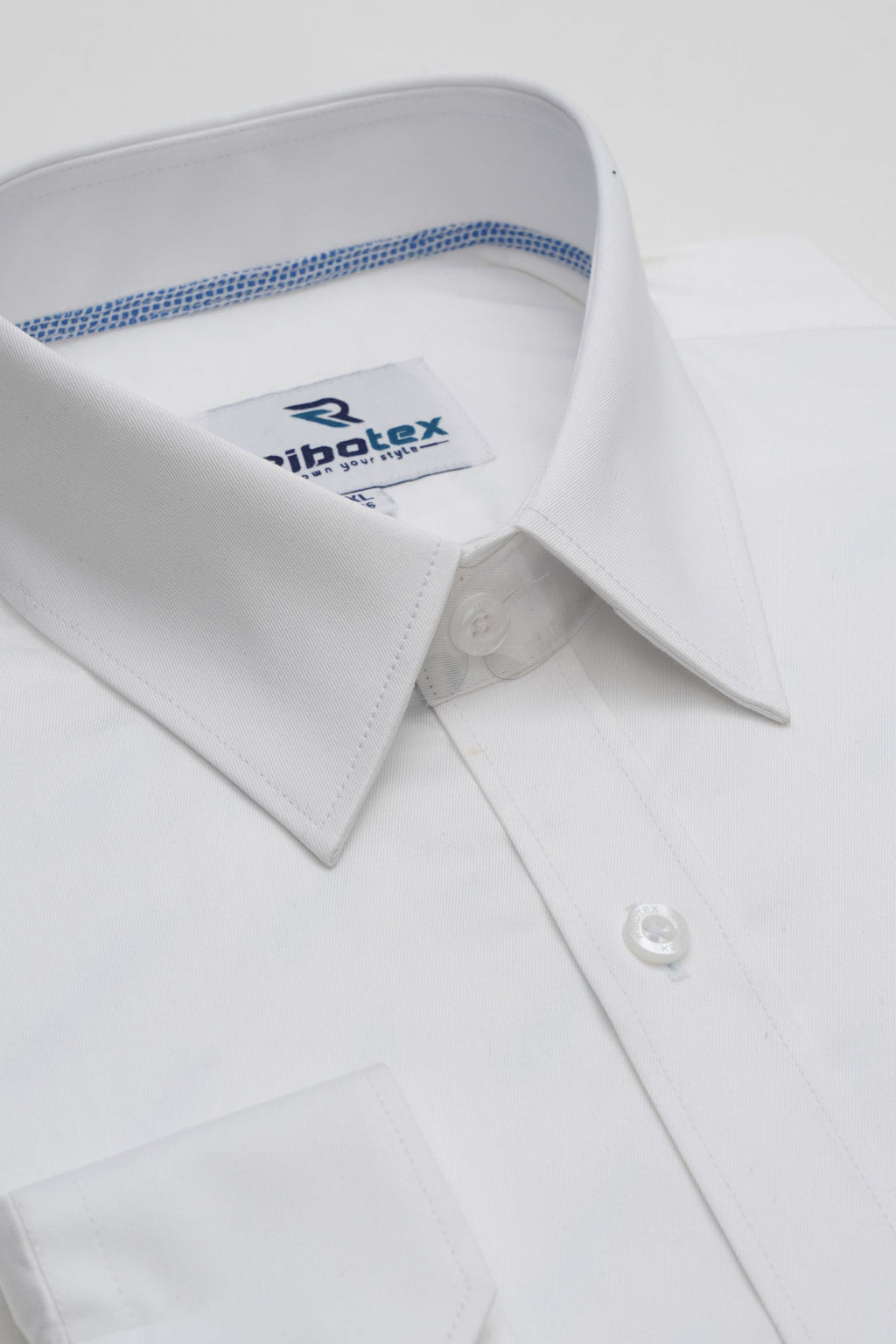 Classic Pure White Solid Plain Weave Executive Regular Fit