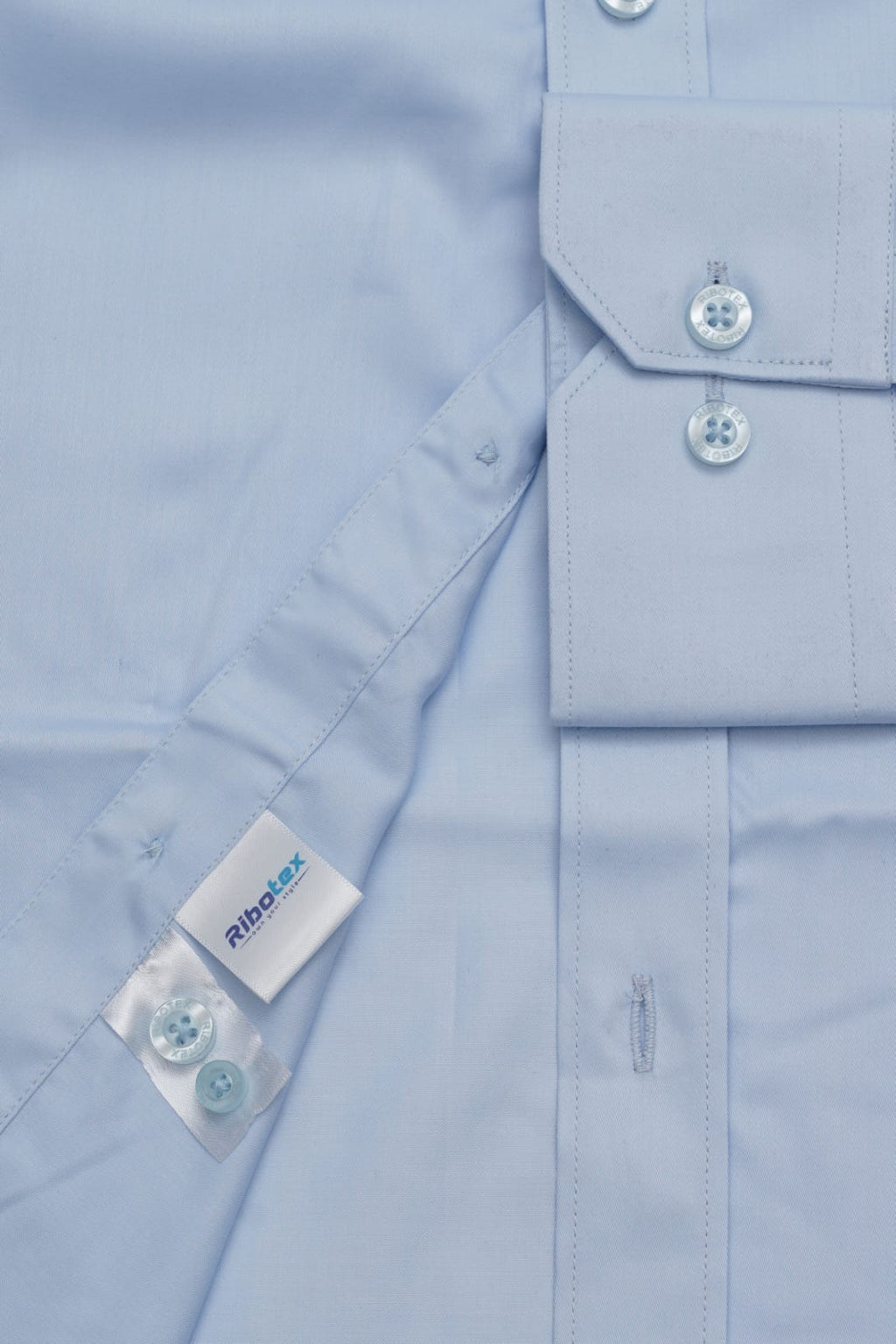 Light Sky Blue Smooth  Solid Executive Regular Fit - (RB17)