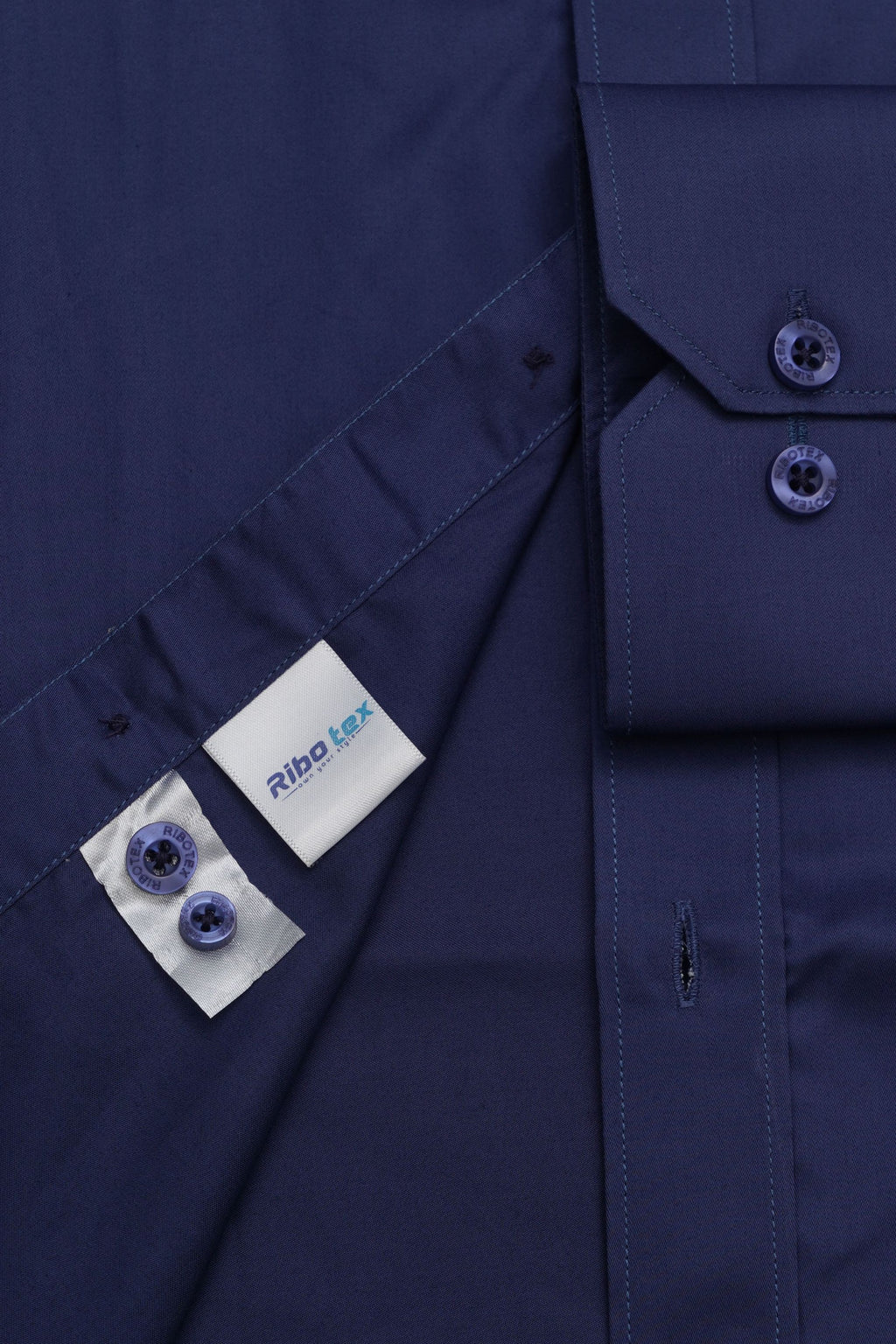 Royal Cobalt Blue Solid Fine Twill Executive Regular Fit