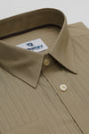 Men's Formal Shirts | Olive Beige
