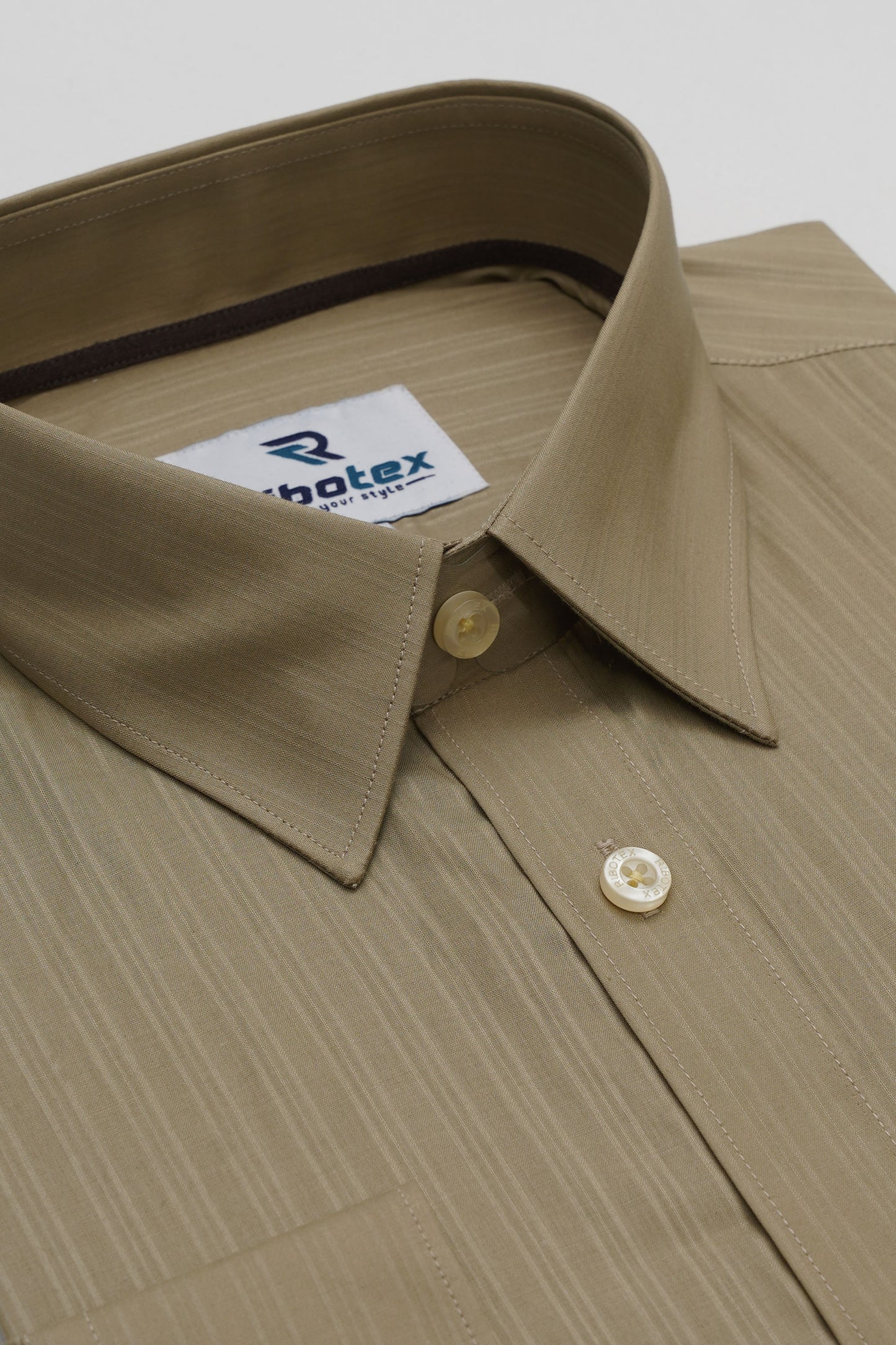 Men's Formal Shirts | Olive Beige