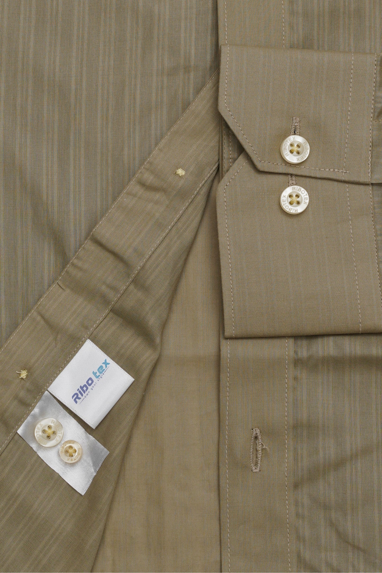 Men's Formal Shirts | Olive Beige