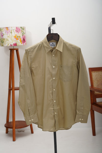 Men's Formal Shirts | Olive Beige